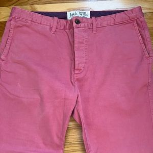 Jack Wills Mens Salmon Chinos - Size XL